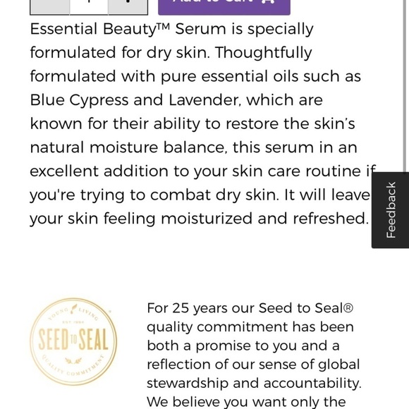 YL Dry Skin Serum Essential Oil - Picture 5 of 6